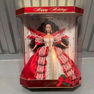 1997 Barbie Special Edition Holiday Celebration Doll w/ RARE green eyes!